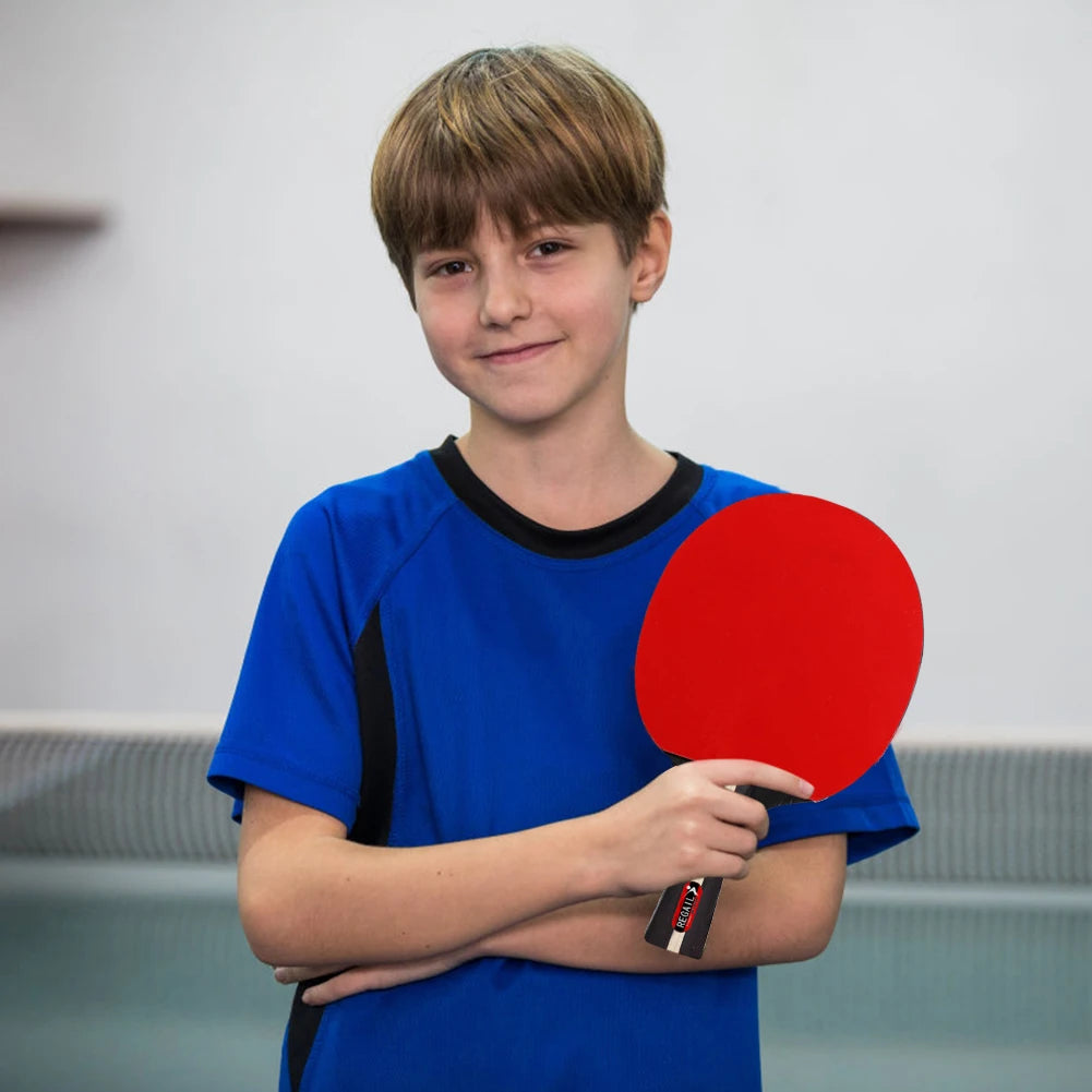 Table Tennis Racket 2 Rackets & 3 Balls Ping Pong Paddles Set Professional 2 Player Ping Pong Set for Beginners Training Game