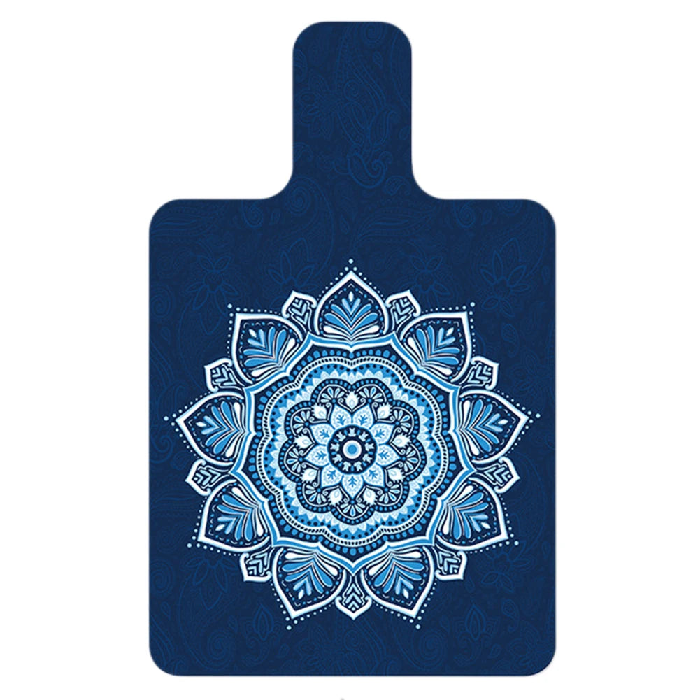 Rubber Yoga Meditation Pad Anti-Slip Pilates Gymnastics Mat Soft Breathable Portable High-Temperature Resistant Sports Equipment