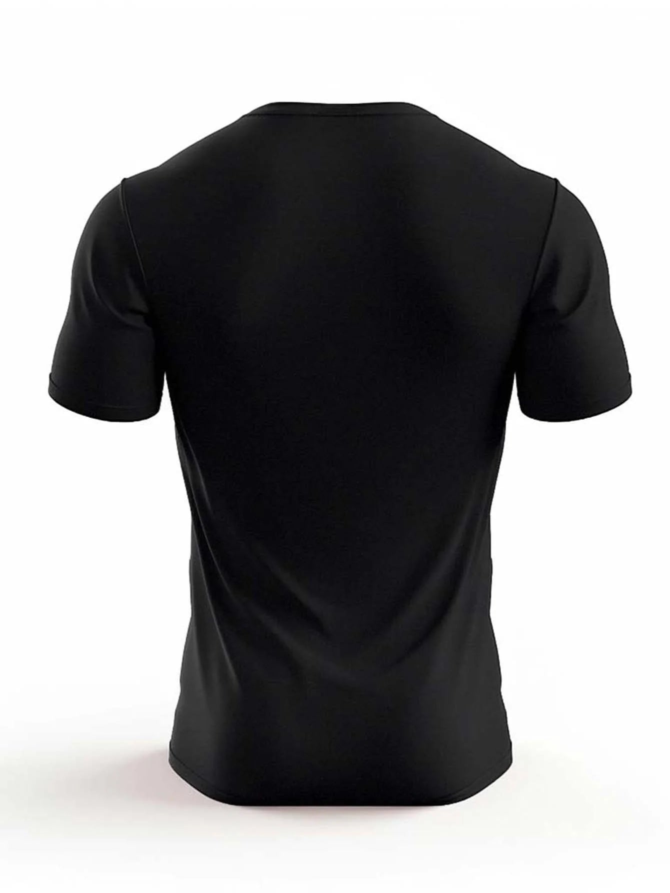 Summer Men's Front Printed Short Sleeve T-Shirt Top Comfortable Breathable Fabric Casual Sports Style View