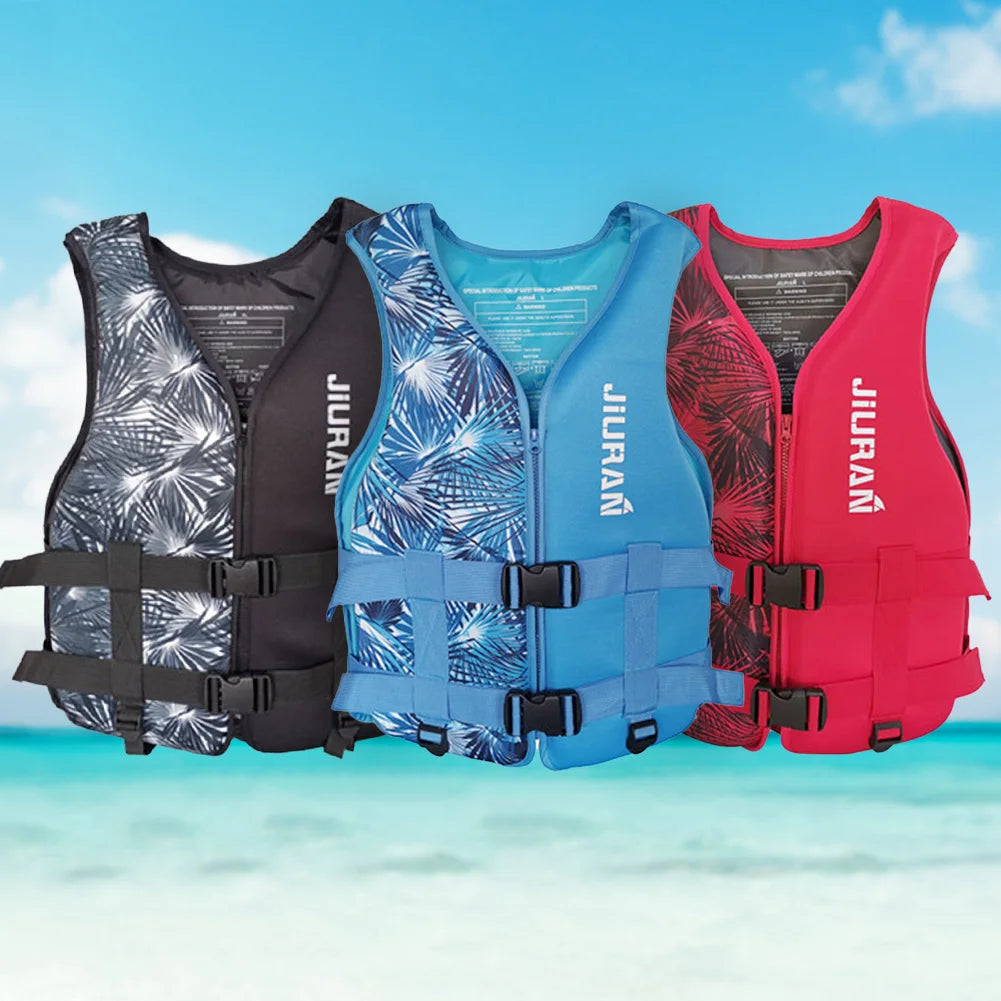 Adjustable Buoyancy Survival Suit Neoprene Warm Water Sports Life Jacket Wear-resistant Multipurpose for Swimming Sea Fishing