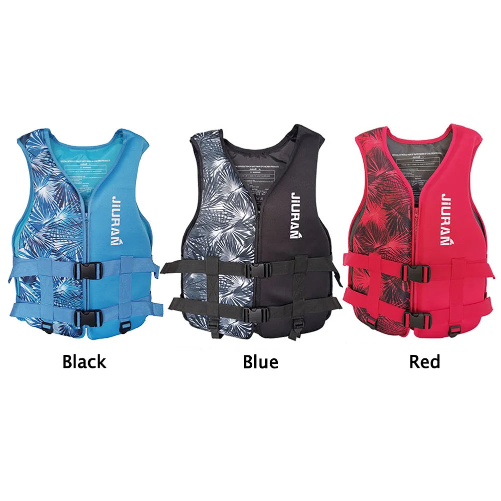 Adjustable Buoyancy Survival Suit Neoprene Warm Water Sports Life Jacket Wear-resistant Multipurpose for Swimming Sea Fishing