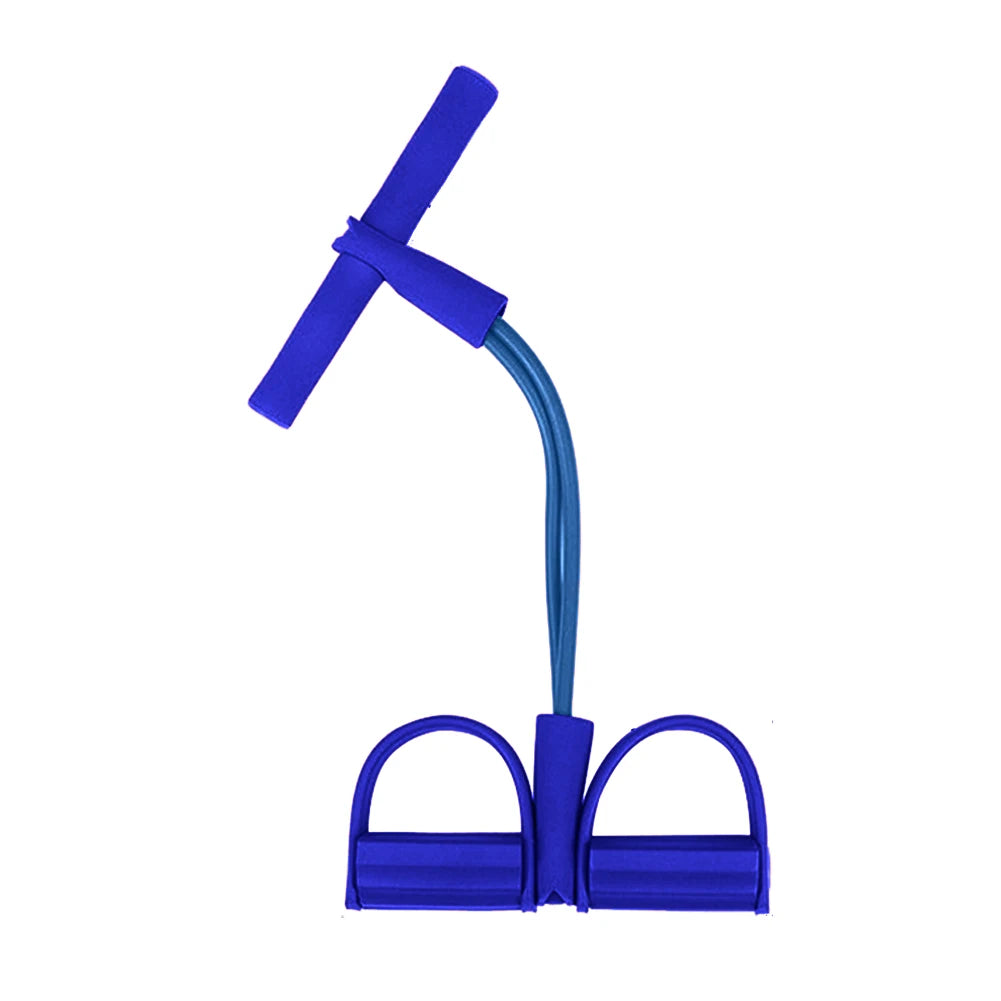Pedal Pulling Resistance Band Sit-up Assistant with Slimming Belly Female Fitness Yoga Equipment Household Fitness Pulling Rope