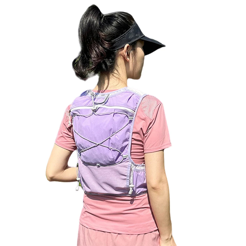 Lightweight Running Vest Waterproof Water Bladder Daypack Reflective Outdoors Hydration Pack for Hiking Trail Running