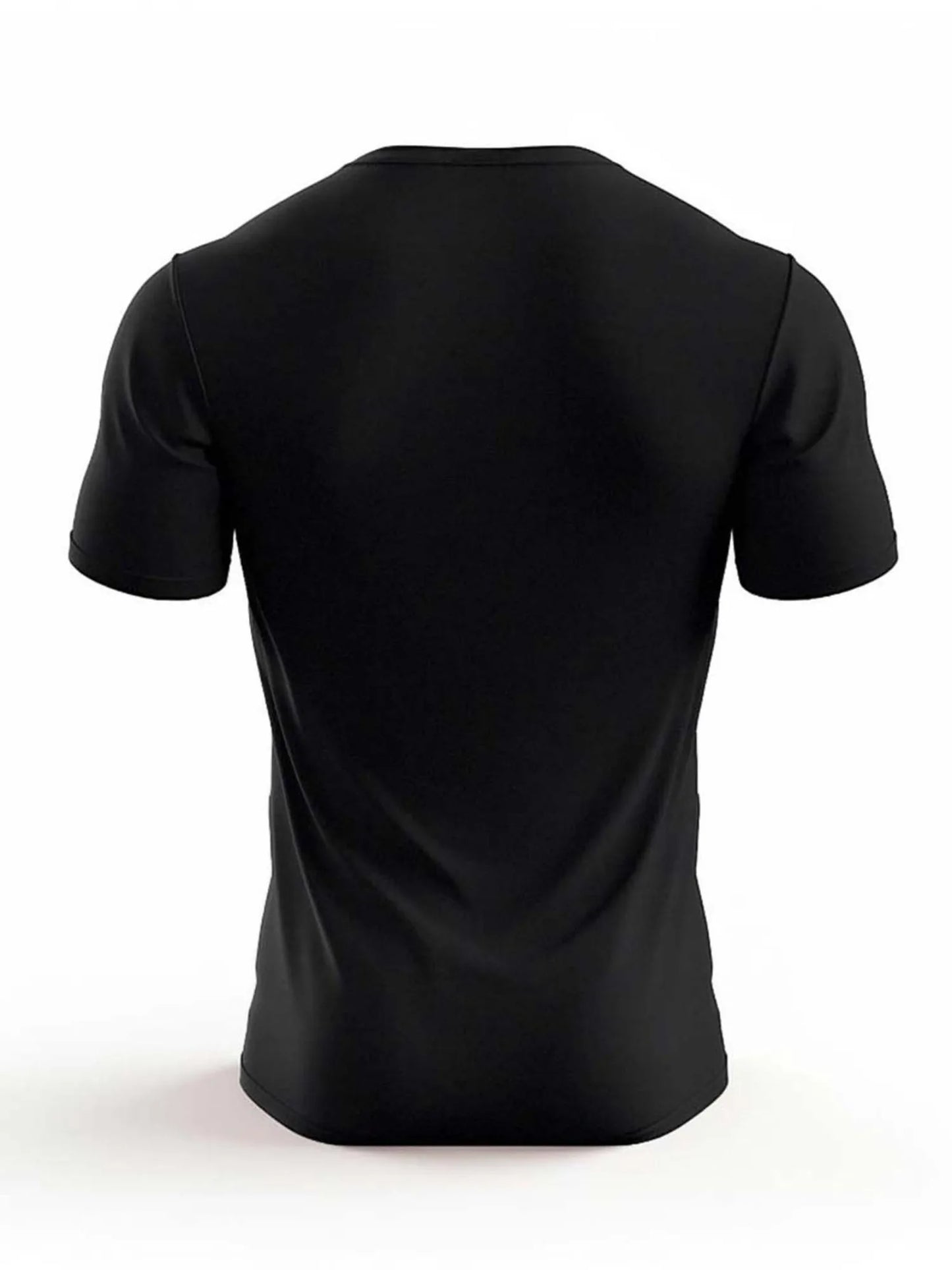 Summer Men's Front Printed Short Sleeve T-Shirt Top Comfortable Breathable Fabric Casual Sports Style View