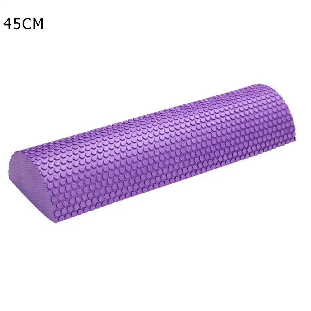 Half Round 30-45cm EVA Massage Foam Roller Yoga Pilates Fitness Equipment Balance Pad Yoga Blocks With Massage Floating Point