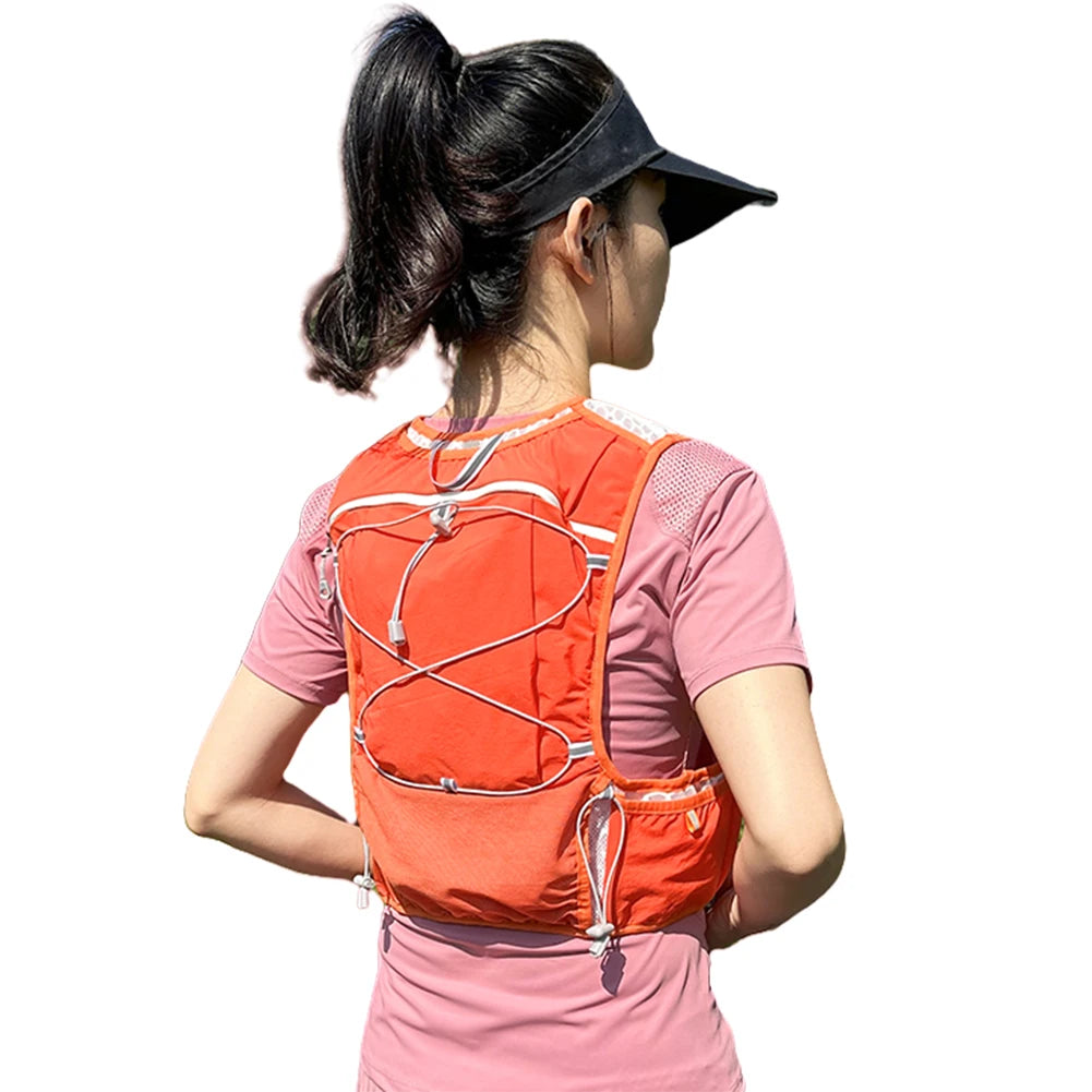 Lightweight Running Vest Waterproof Water Bladder Daypack Reflective Outdoors Hydration Pack for Hiking Trail Running