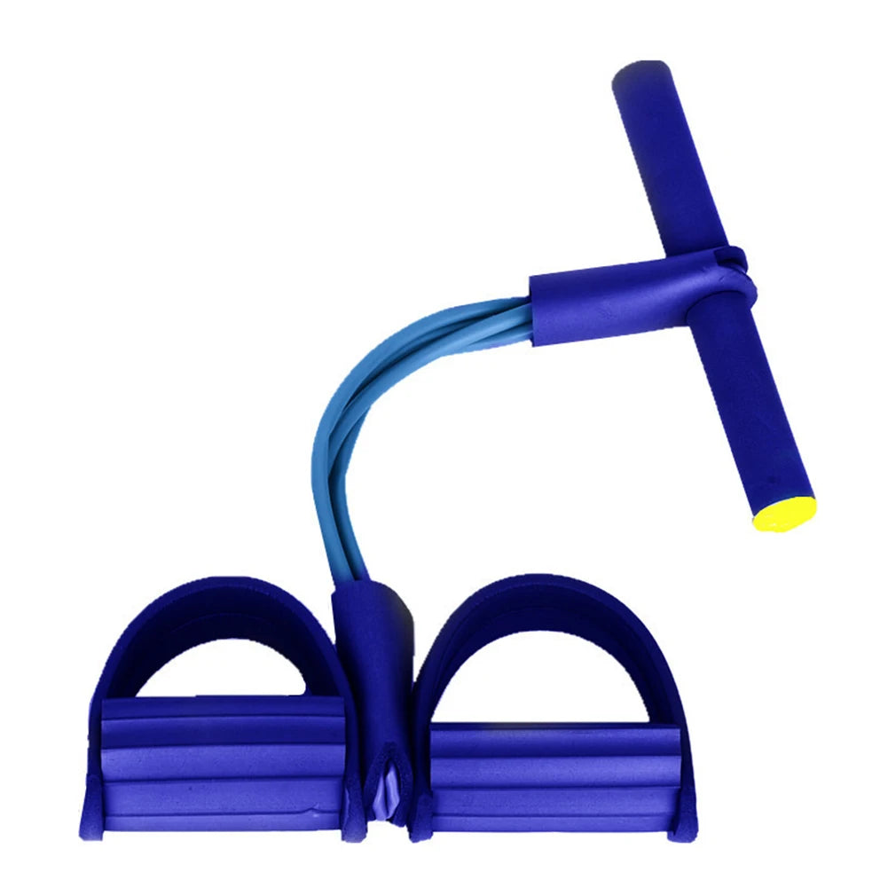 Pedal Pulling Resistance Band Sit-up Assistant with Slimming Belly Female Fitness Yoga Equipment Household Fitness Pulling Rope