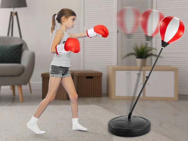 Training Boxing Ball Children Punching Bag Ball Kids Boxing Response Gloves Sport Musculation Training Home Gym Toys Gifts Boys