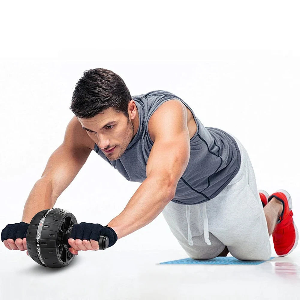 Abs Workout Ab Roller Wheel Exercise Equipment Abdominal Training Sports Equipment Keep Fitness Wheels for Gym Strength Workout