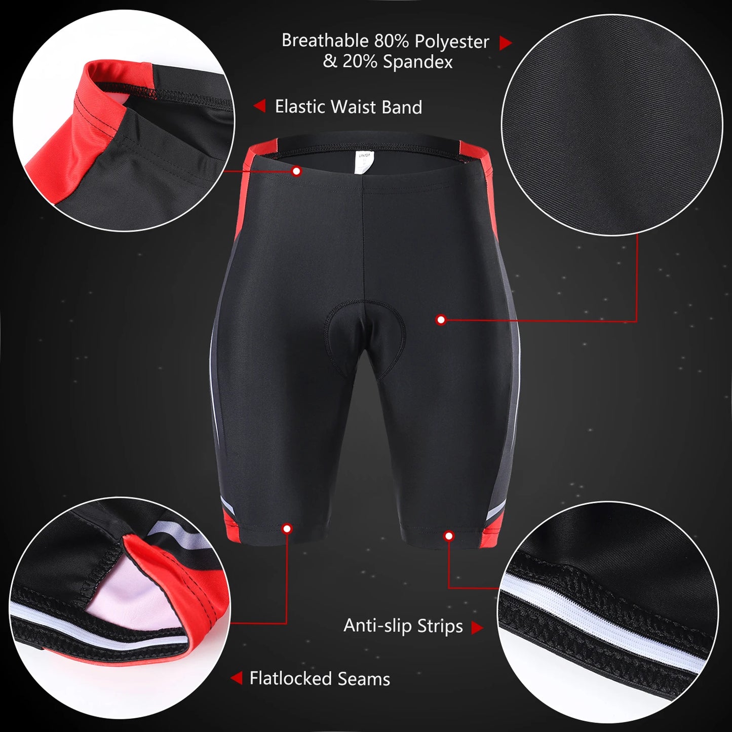 Men Breathable Quick Dry Comfortable Short Sleeve Jersey + Padded Shorts Cycle Clothing Set Riding Sportswear