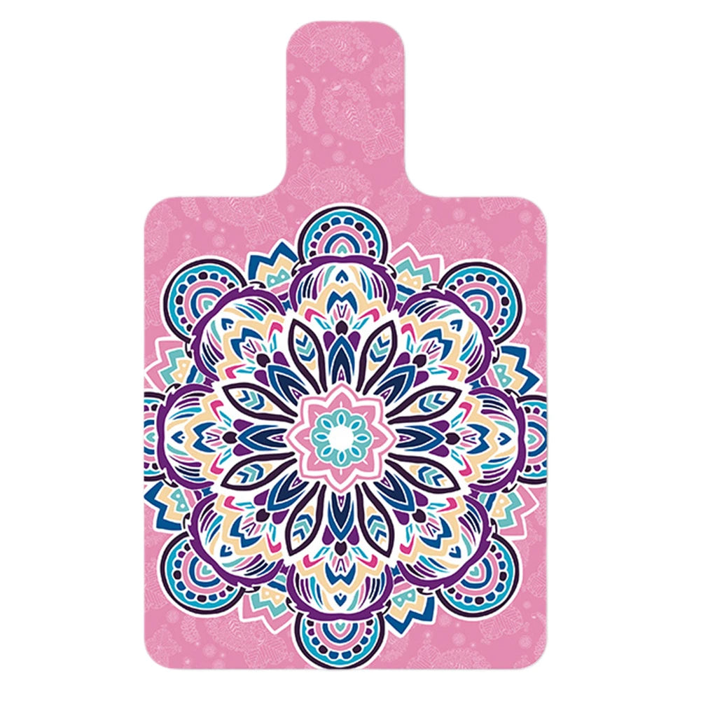Rubber Yoga Meditation Pad Anti-Slip Pilates Gymnastics Mat Soft Breathable Portable High-Temperature Resistant Sports Equipment