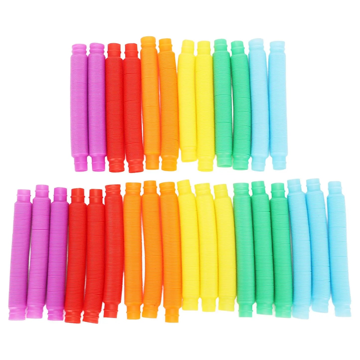 6 Color Tube Toys for exercise - Fun Fitness Equipment for Kids & Adults