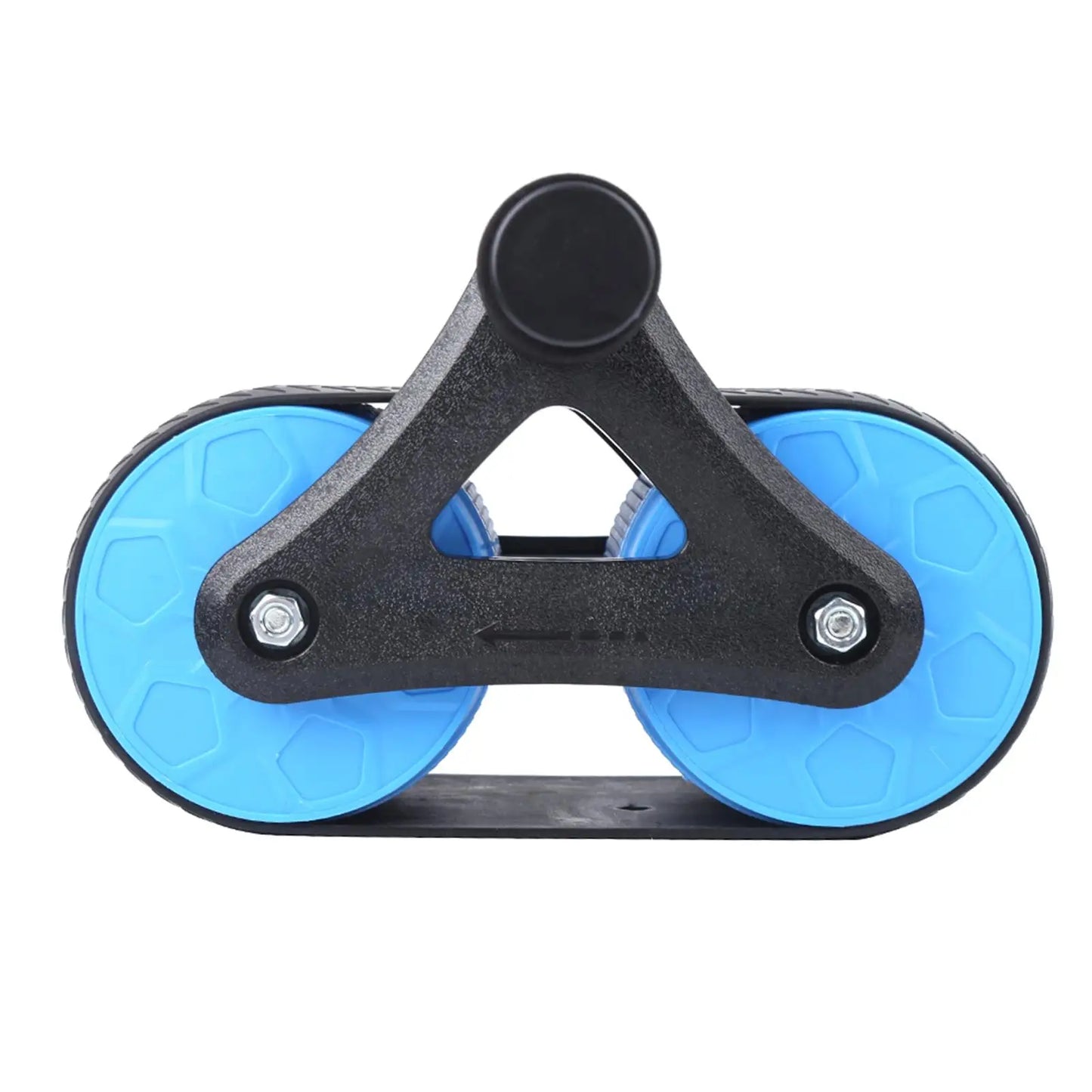 Springback Wheels Roller Domestic Abdominal Exerciser Push‑up Training Mute Fitness Equipment Blue Springback Wheels Roller