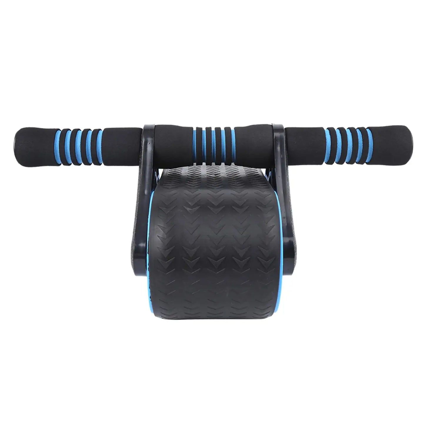 Springback Wheels Roller Domestic Abdominal Exerciser Push‑up Training Mute Fitness Equipment Blue Springback Wheels Roller