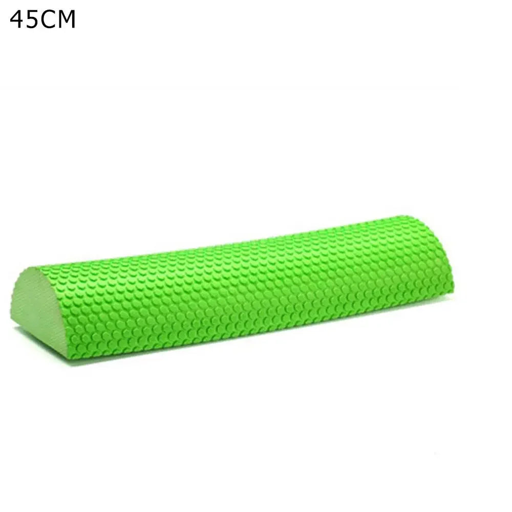 Half Round 30-45cm EVA Massage Foam Roller Yoga Pilates Fitness Equipment Balance Pad Yoga Blocks With Massage Floating Point