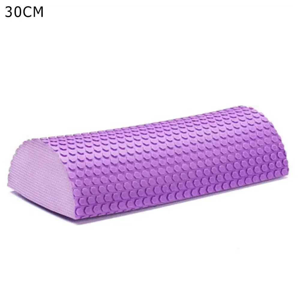 Half Round 30-45cm EVA Massage Foam Roller Yoga Pilates Fitness Equipment Balance Pad Yoga Blocks With Massage Floating Point