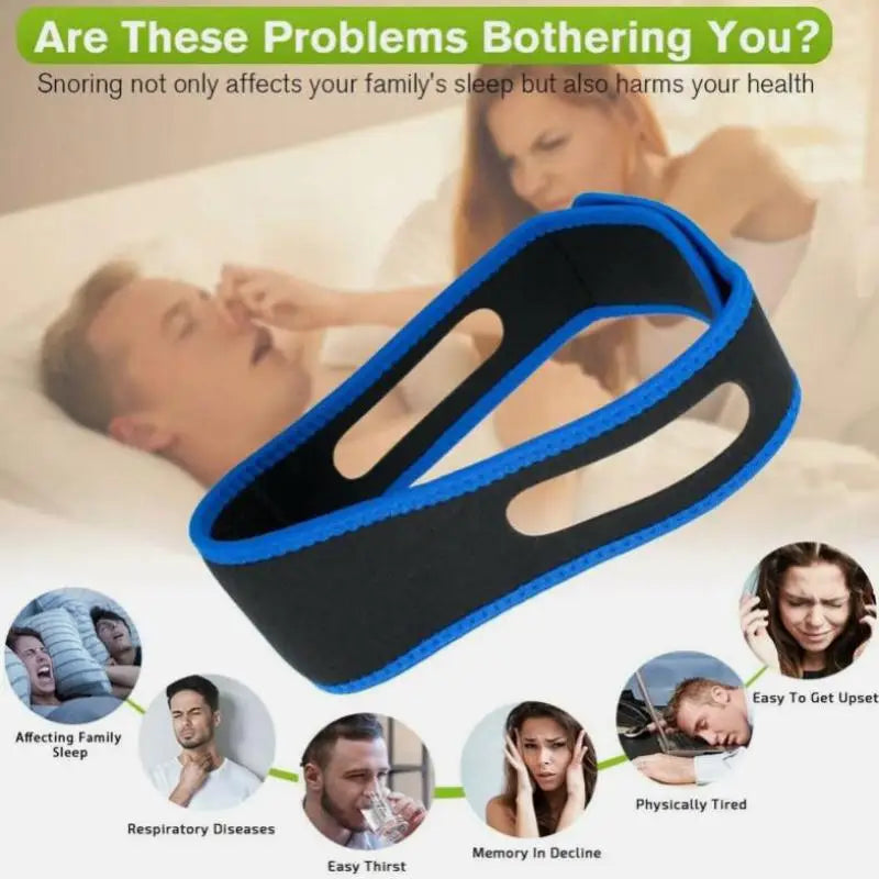 Outdoor Gym Equipment Fitness Anti-Snoring Chin Strap Mouth Guards Stop Bruxism Anti-Nasnoring Solutions Breathe Anti-snoring