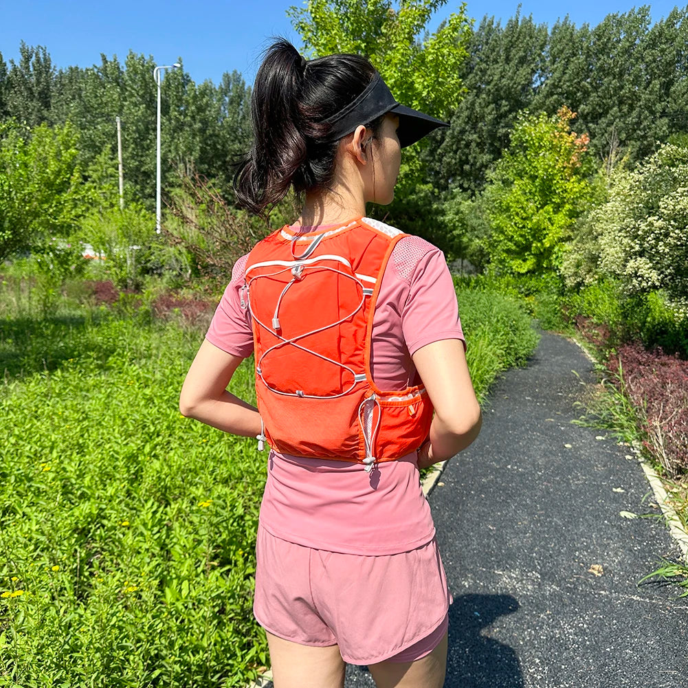 Lightweight Running Vest Waterproof Water Bladder Daypack Reflective Outdoors Hydration Pack for Hiking Trail Running