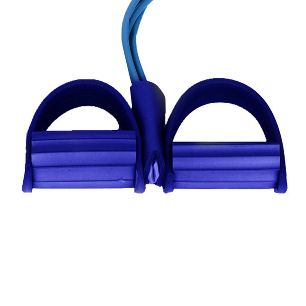 Pedal Pulling Resistance Band Sit-up Assistant with Slimming Belly Female Fitness Yoga Equipment Household Fitness Pulling Rope