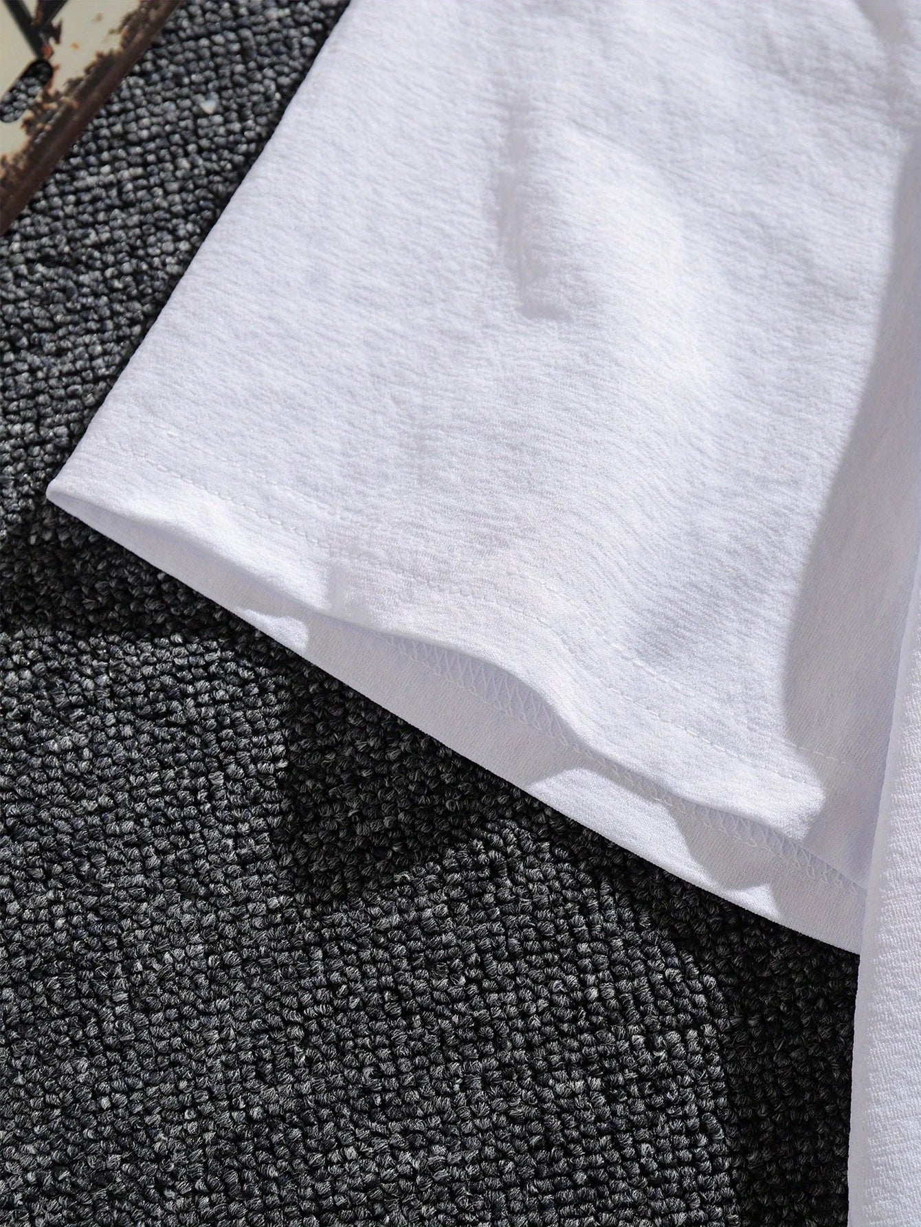 Summer Men's Front Printed Short Sleeve T-Shirt Top Comfortable Breathable Fabric Casual Sports Style View
