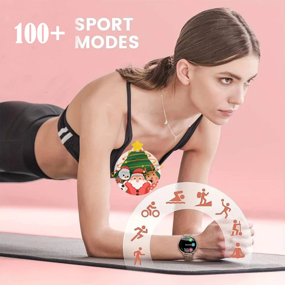 SENBONO 2025 Women's Smart Watch Bluetooth Call Fitness Tracker 100+ Sport Mode IP67 Waterproof Smartwatch Women for Android IOS