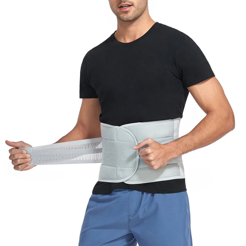 Men Waist Support Belt For Back Pain Waist Trainer Trimmer Belt Gym Waist Protector Weight Lifting Sport Body Shaper Corset Faja