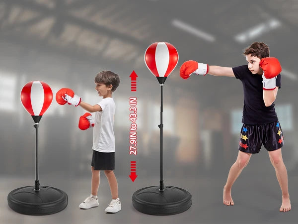 Training Boxing Ball Children Punching Bag Ball Kids Boxing Response Gloves Sport Musculation Training Home Gym Toys Gifts Boys