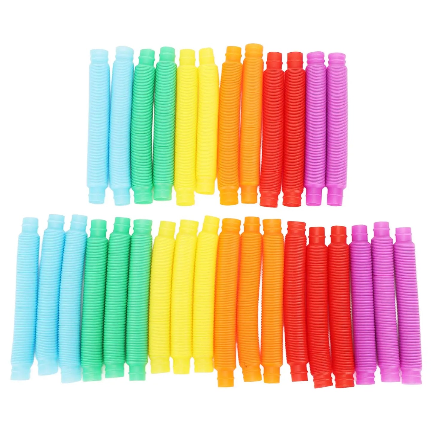 6 Color Tube Toys for exercise - Fun Fitness Equipment for Kids & Adults