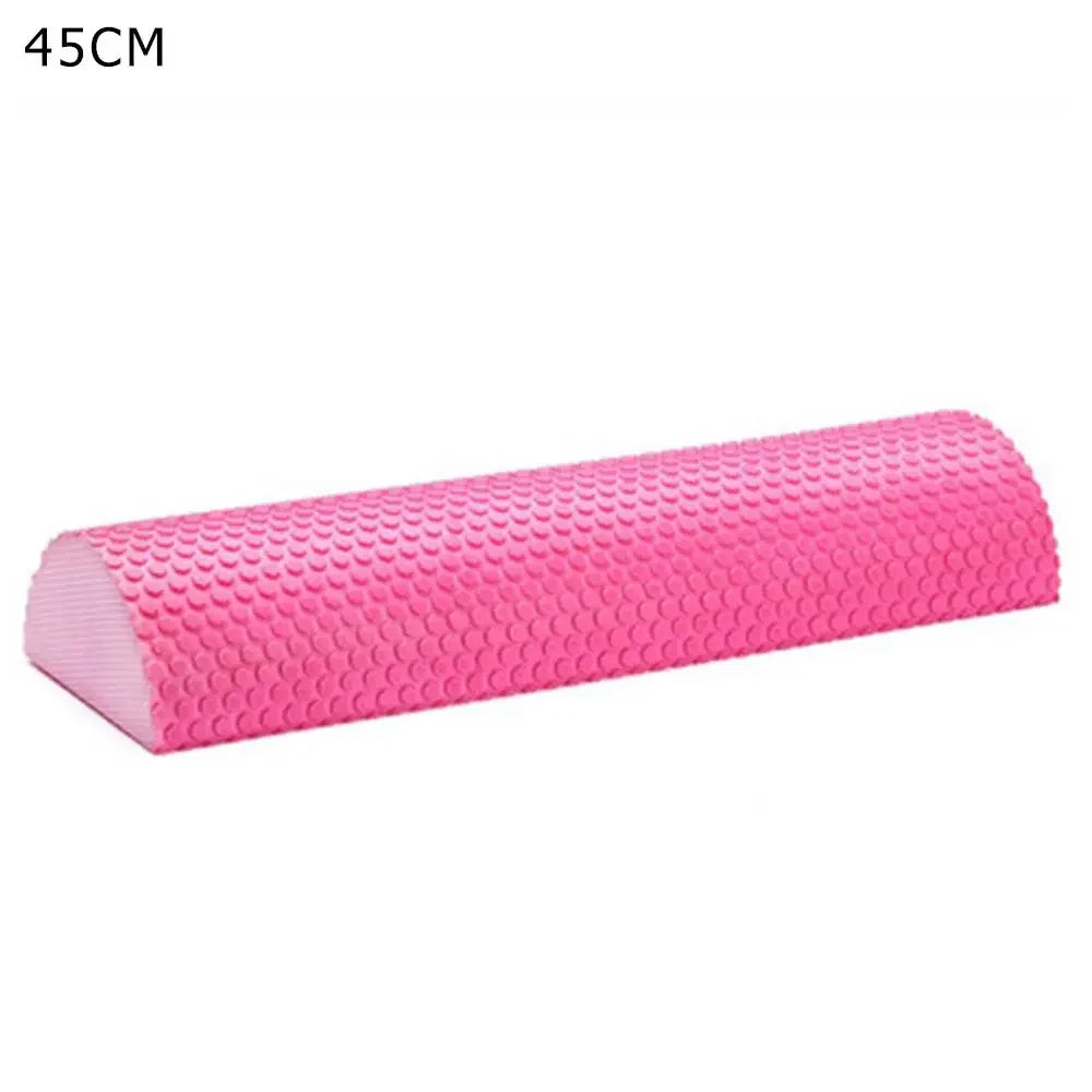 Half Round 30-45cm EVA Massage Foam Roller Yoga Pilates Fitness Equipment Balance Pad Yoga Blocks With Massage Floating Point