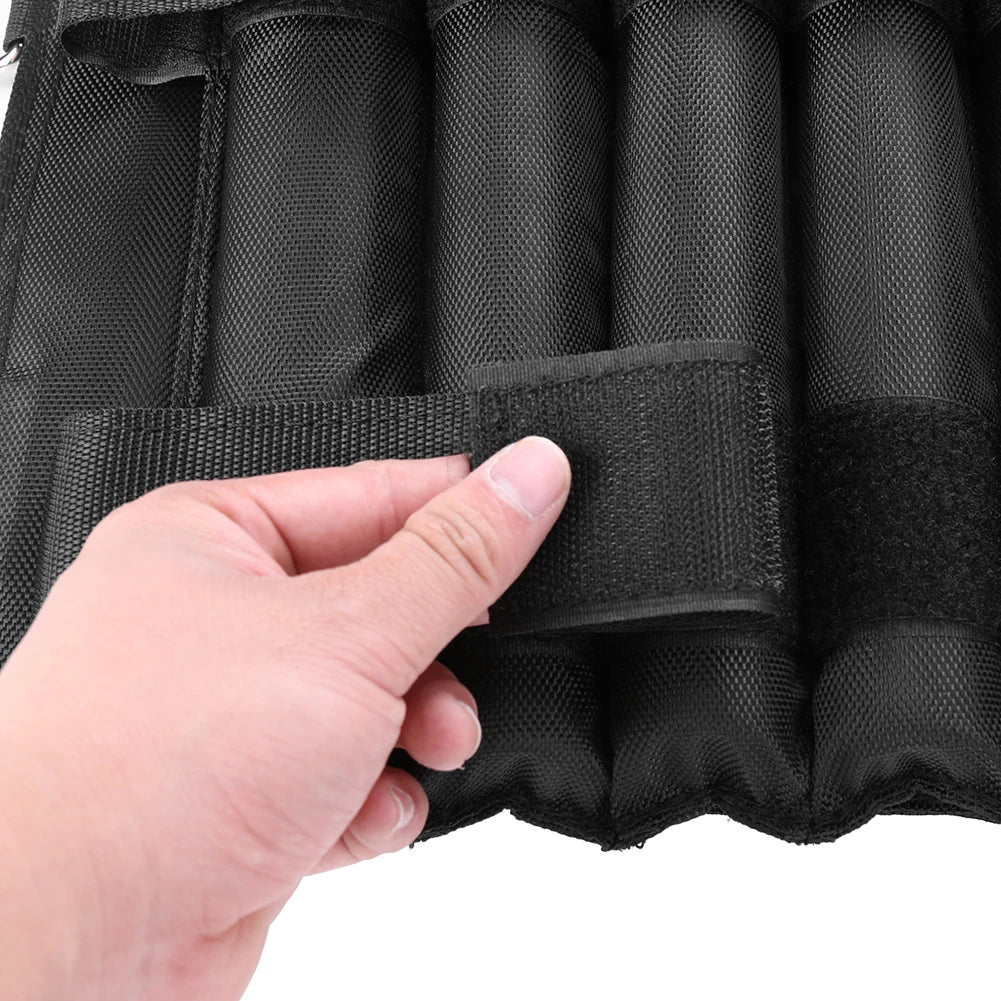 3/15/20/35/50kg Loading Weight Vest Jacket Sand Clothing for Running Training Fitness Equipment Adjustable Waistcoat Jackets