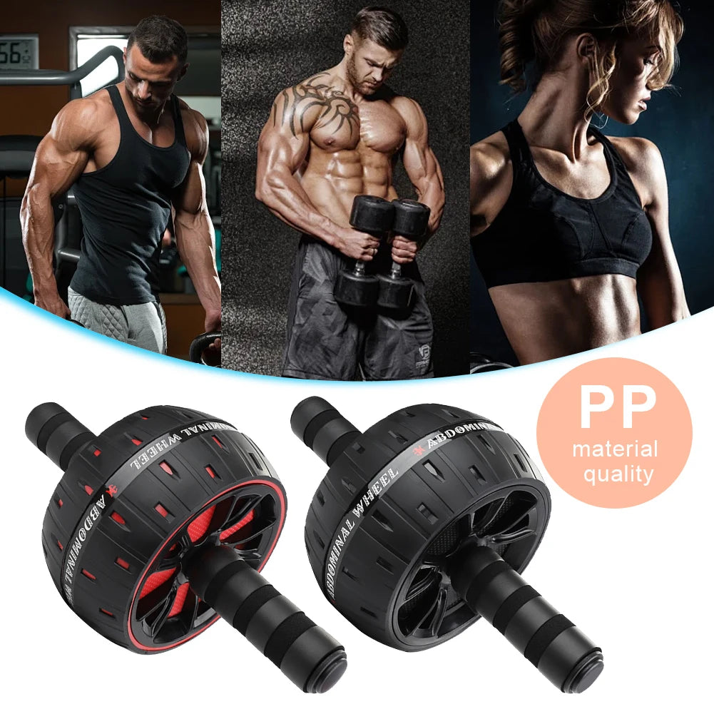 Abs Workout Ab Roller Wheel Exercise Equipment Abdominal Training Sports Equipment Keep Fitness Wheels for Gym Strength Workout