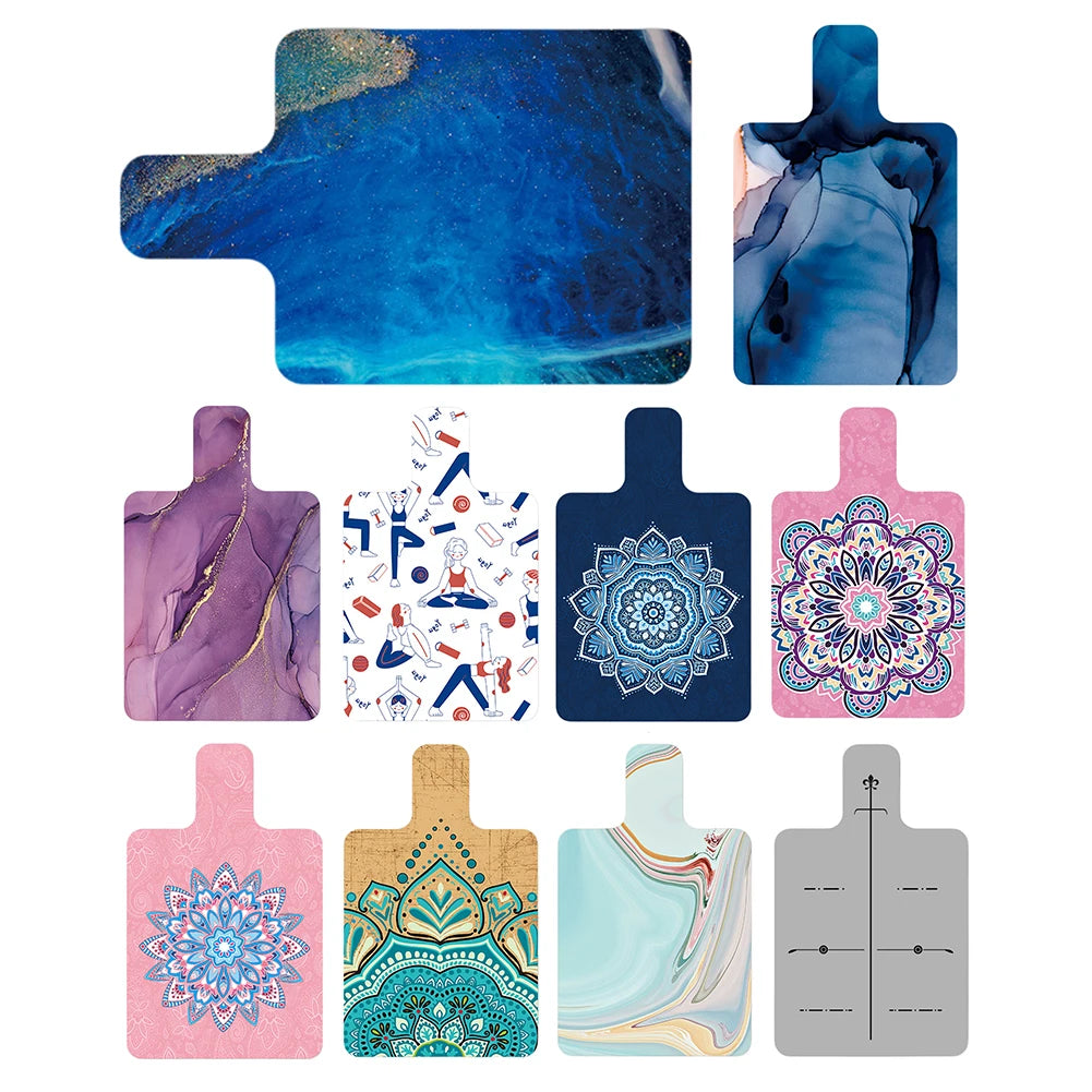 Rubber Yoga Meditation Pad Anti-Slip Pilates Gymnastics Mat Soft Breathable Portable High-Temperature Resistant Sports Equipment