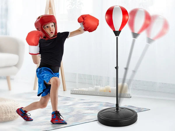 Training Boxing Ball Children Punching Bag Ball Kids Boxing Response Gloves Sport Musculation Training Home Gym Toys Gifts Boys