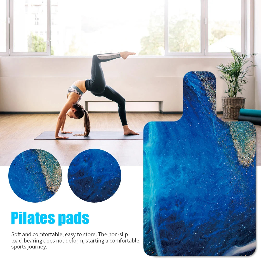 Rubber Yoga Meditation Pad Anti-Slip Pilates Gymnastics Mat Soft Breathable Portable High-Temperature Resistant Sports Equipment