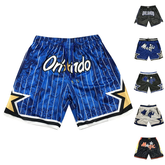 2025 Retro Embroidered Basketball Shorts Men High-Waisted Gym Cropped Shorts - Athletic Streetwear Training Sportswear