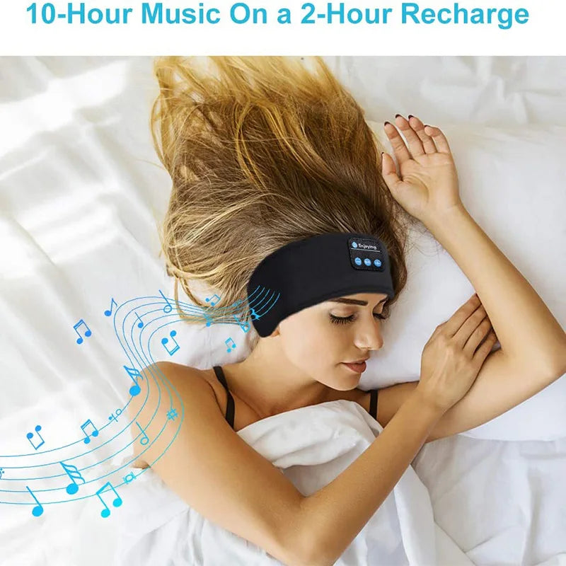 Sports Fitness Music Bluetooth Headband Elastic Sleeping Eye Mask Patch Wireless Bluetooth Headset Wireless Headscarf Earphones
