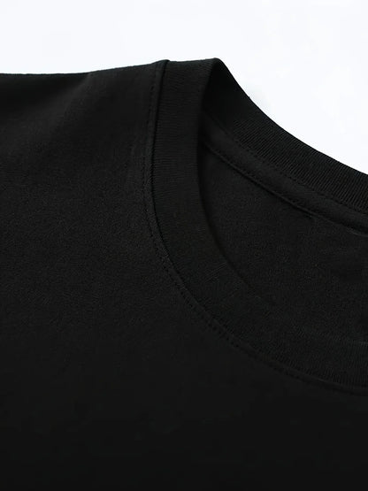 Men's Casual Short-Sleeve T-Shirt, Fashionable & Versatile, Outdoor & Active Wear Tee With Inspirational Print