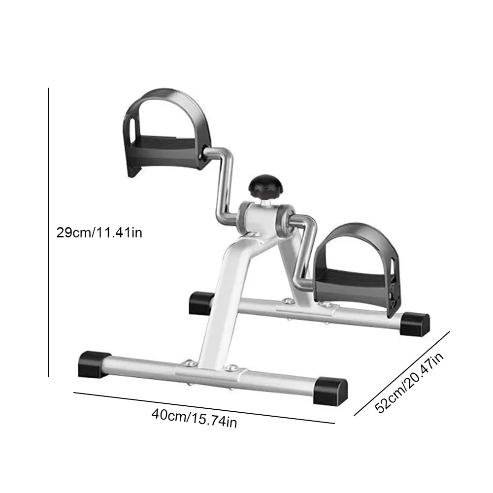 Portable Pedal Exerciser Under Desk Bike Pedal Exerciser Non Slip Foot Peddler Machine Mini Bicycle Trainer for Home Exercise