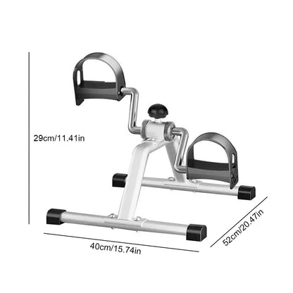 Portable Pedal Exerciser Under Desk Bike Pedal Exerciser Non Slip Foot Peddler Machine Mini Bicycle Trainer for Home Exercise