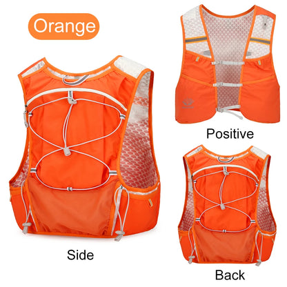 Lightweight Running Vest Waterproof Water Bladder Daypack Reflective Outdoors Hydration Pack for Hiking Trail Running