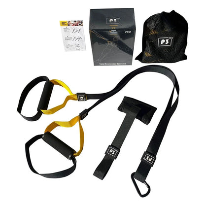 Suspension Trainer System Resistance Trainer Fitness Straps Multi-Function Bodyweight Resistance Bands for Full Body Workout