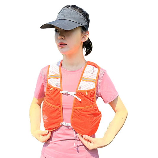 Lightweight Running Vest Waterproof Water Bladder Daypack Reflective Outdoors Hydration Pack for Hiking Trail Running