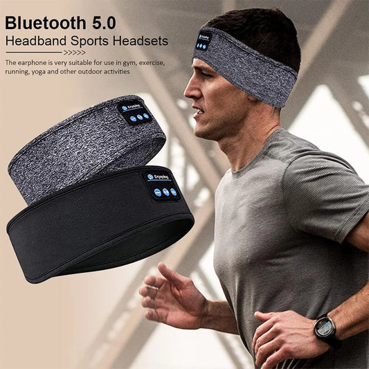 Sports Fitness Music Bluetooth Headband Elastic Sleeping Eye Mask Patch Wireless Bluetooth Headset Wireless Headscarf Earphones