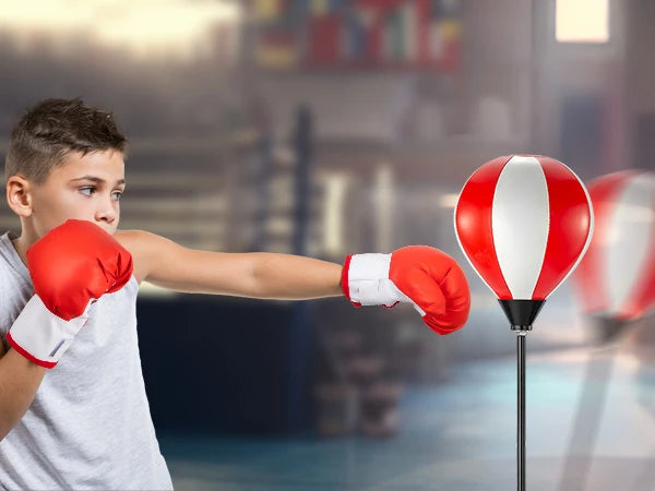 Training Boxing Ball Children Punching Bag Ball Kids  Boxing Response Gloves Sport Musculation Training Home Gym Toys Gifts Boys