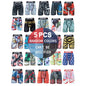 5Pcs Sexy Summer Men Boxer Underwear Breathable Printed Men's Panties Underpants Male Plus Size Man Boxer Briefs Man Boxershorts