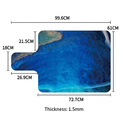 Rubber Yoga Meditation Pad Anti-Slip Pilates Gymnastics Mat Soft Breathable Portable High-Temperature Resistant Sports Equipment
