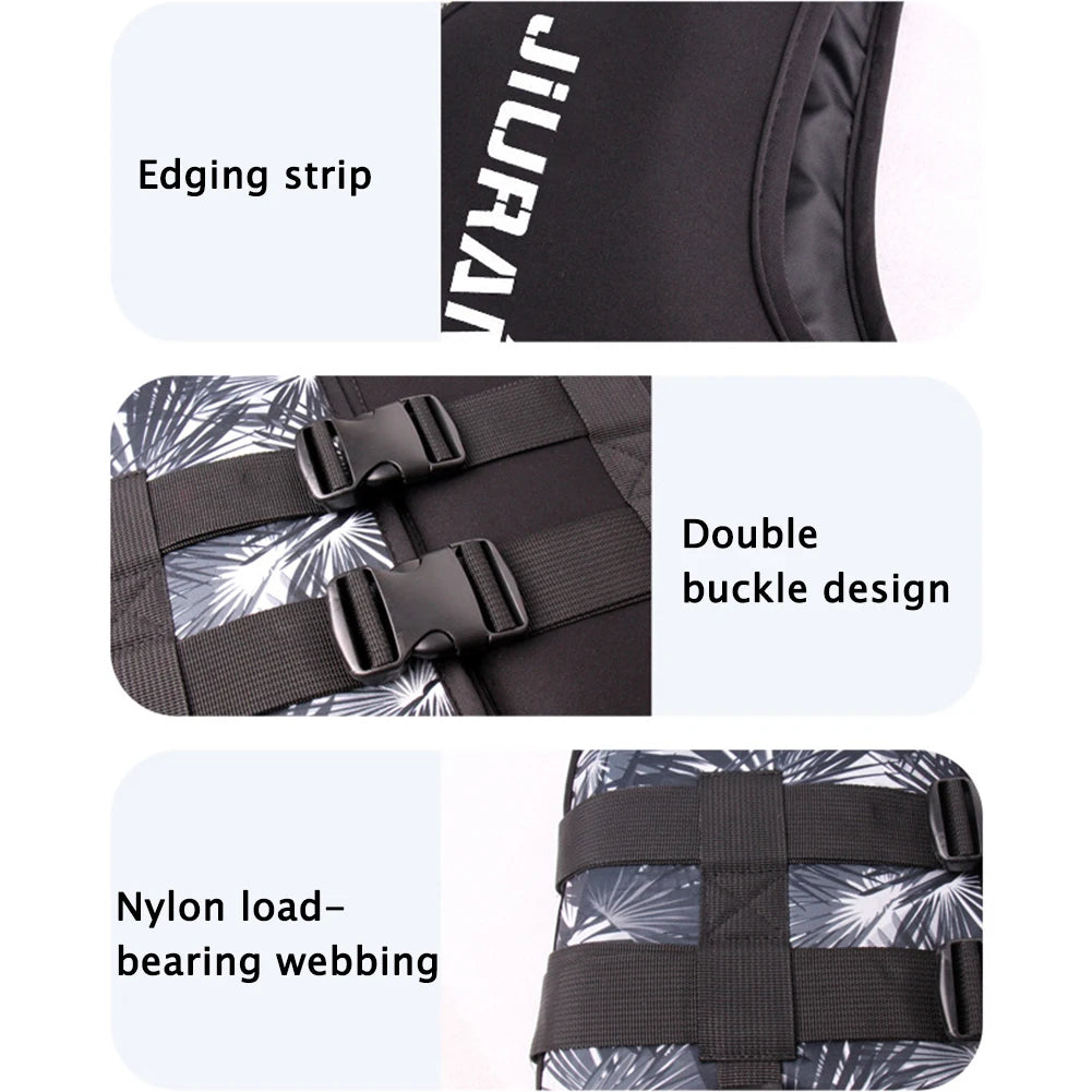 Adjustable Buoyancy Survival Suit Neoprene Warm Water Sports Life Jacket Wear-resistant Multipurpose for Swimming Sea Fishing