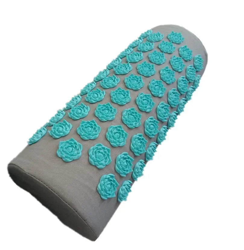 Spike Acupuncture Massage Yoga Mat Cushiont/Pillow Massager (appro.67*42cm)Acupressure Cushion Stress Relieve Back Body Pain Mat