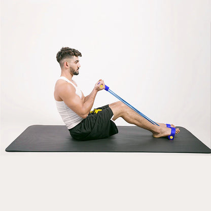 Pedal Pulling Resistance Band Sit-up Assistant with Slimming Belly Female Fitness Yoga Equipment Household Fitness Pulling Rope
