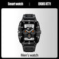 LaNikar Smart Watch 3ATM Waterproof 1.96" IPS Screen Military KT71 Men 100+ Sport Mode Heart Rate Blood Pressure Bluetooth Call